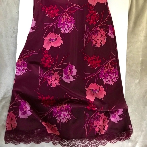 NWT ASO Express Midi Floral Midi‎ Slip Dress Rare Vintage y2k Hogwarts Yule Ball - Picture 11 of 11